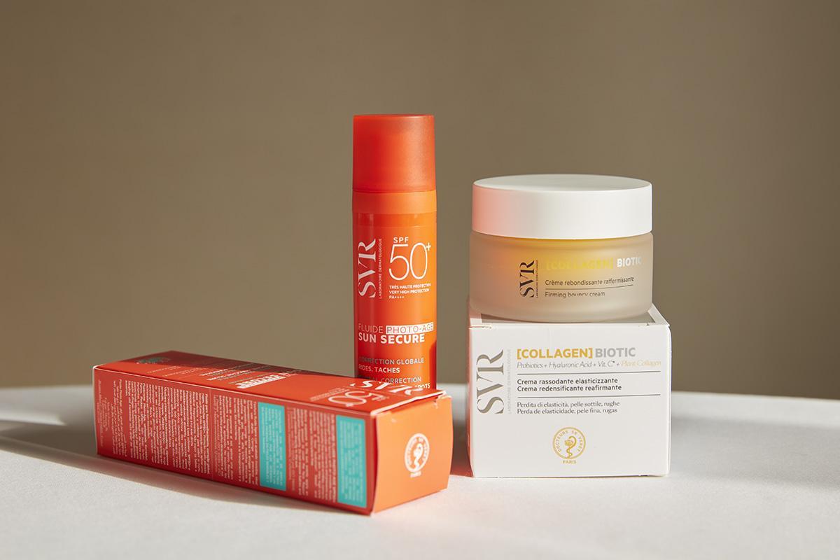 [Collagen] Biotic y de Sun Secure Fluide Photo-Age SPF50+ un duo infalible para lucir una piel impecable.