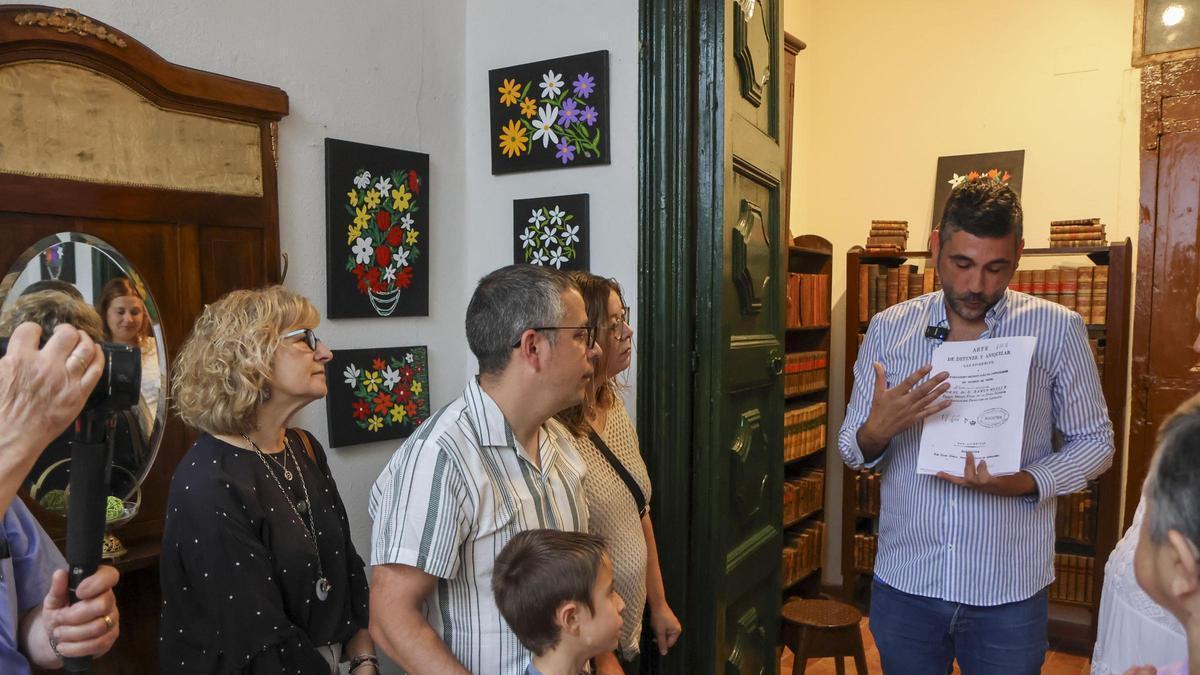 Visita a la Casa Combelles durant la Festa de la Sal de Cardona de l’any passat