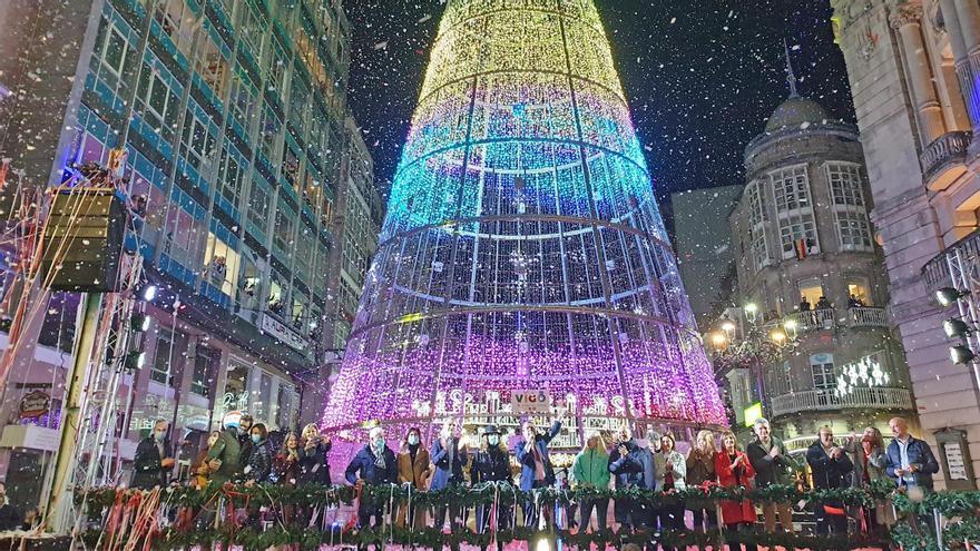 ¿Cuánto han costado este año las luces de Navidad de Vigo?