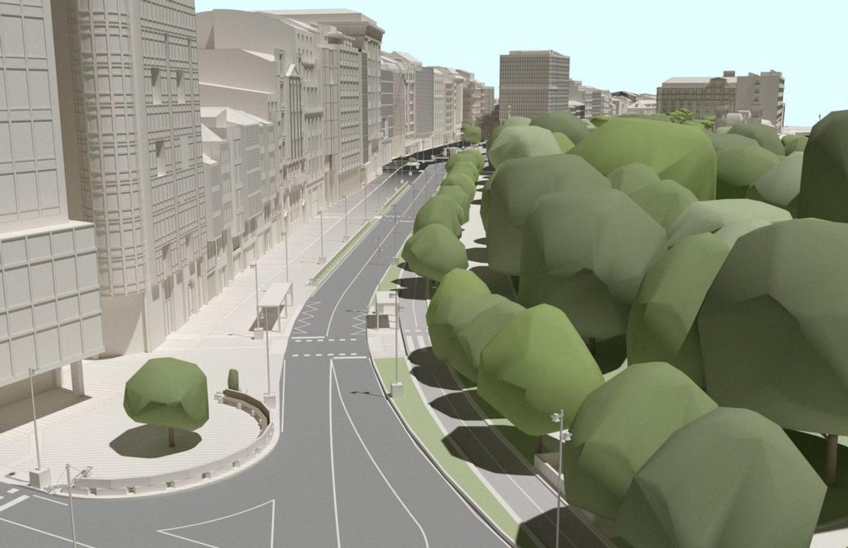 Recreación virtual del proyecto de reforma de los Cantones. |   // LA OPINIÓN