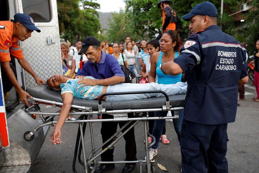 Al menos 68 muertos por un incendio en una comisaría de Venezuela