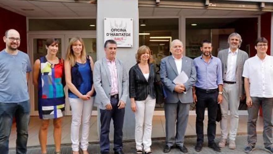 Inauguració del Servei d&#039;Intermediació a l&#039;oficina de Salt.