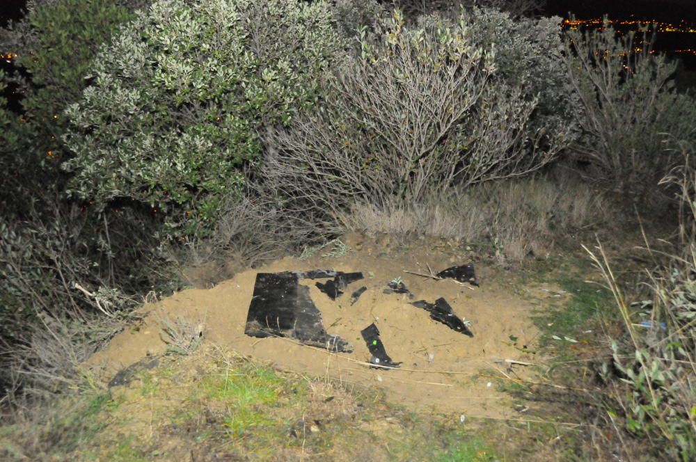 Accident de trànsit a la carretera de Montserrat