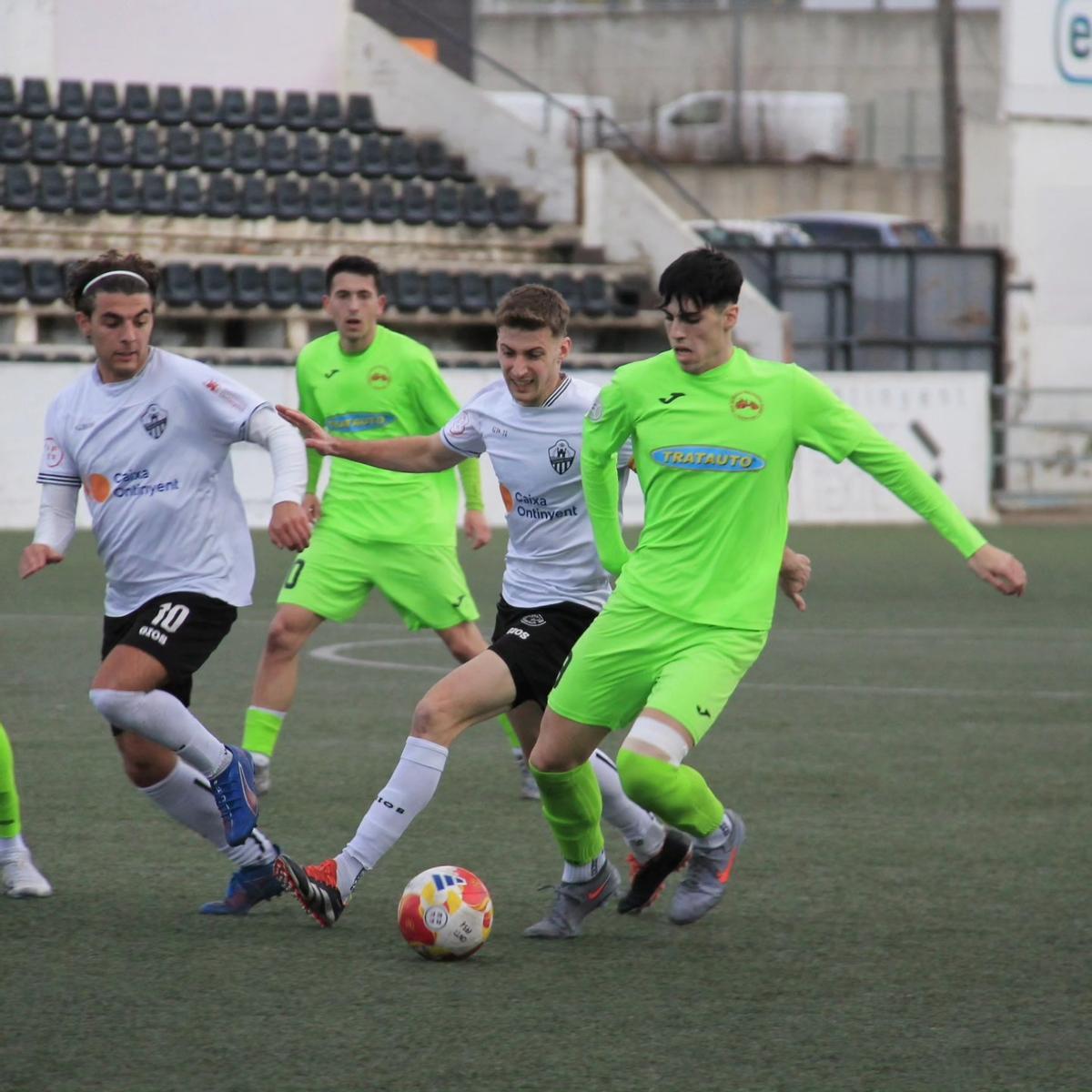 Un lance del último partido del Ontinyent 1931.