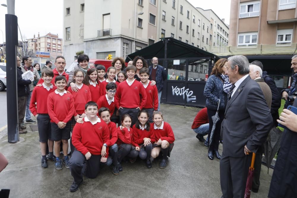 Inauguración del parque José Antonio Roncero en Gijón