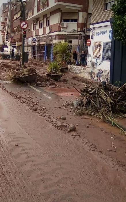 Los Alcázares recibe una segunda riada por la gota fría