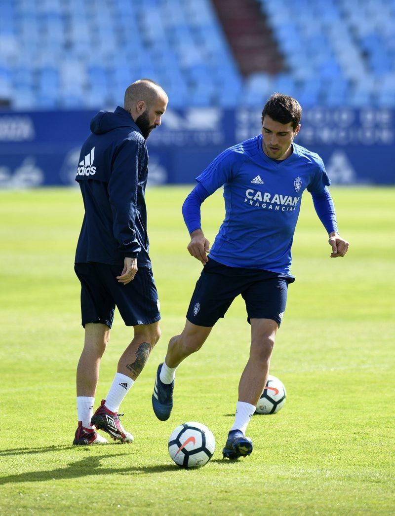 El Real Zaragoza se prepara para el 'derbi' de mañana