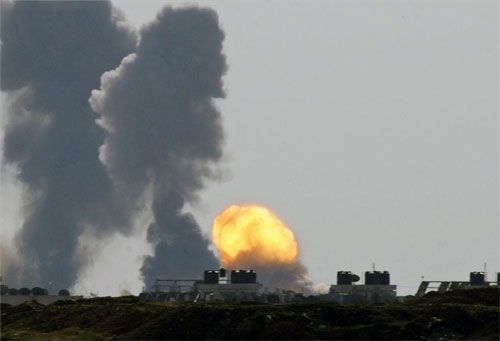 Ataque masivo de Israel sobre Gaza