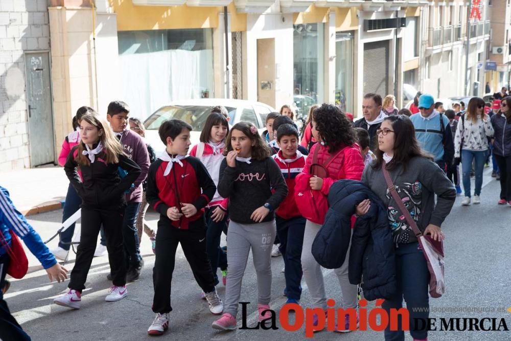 Marcha en el Día del Cáncer Infantil en Caravaca