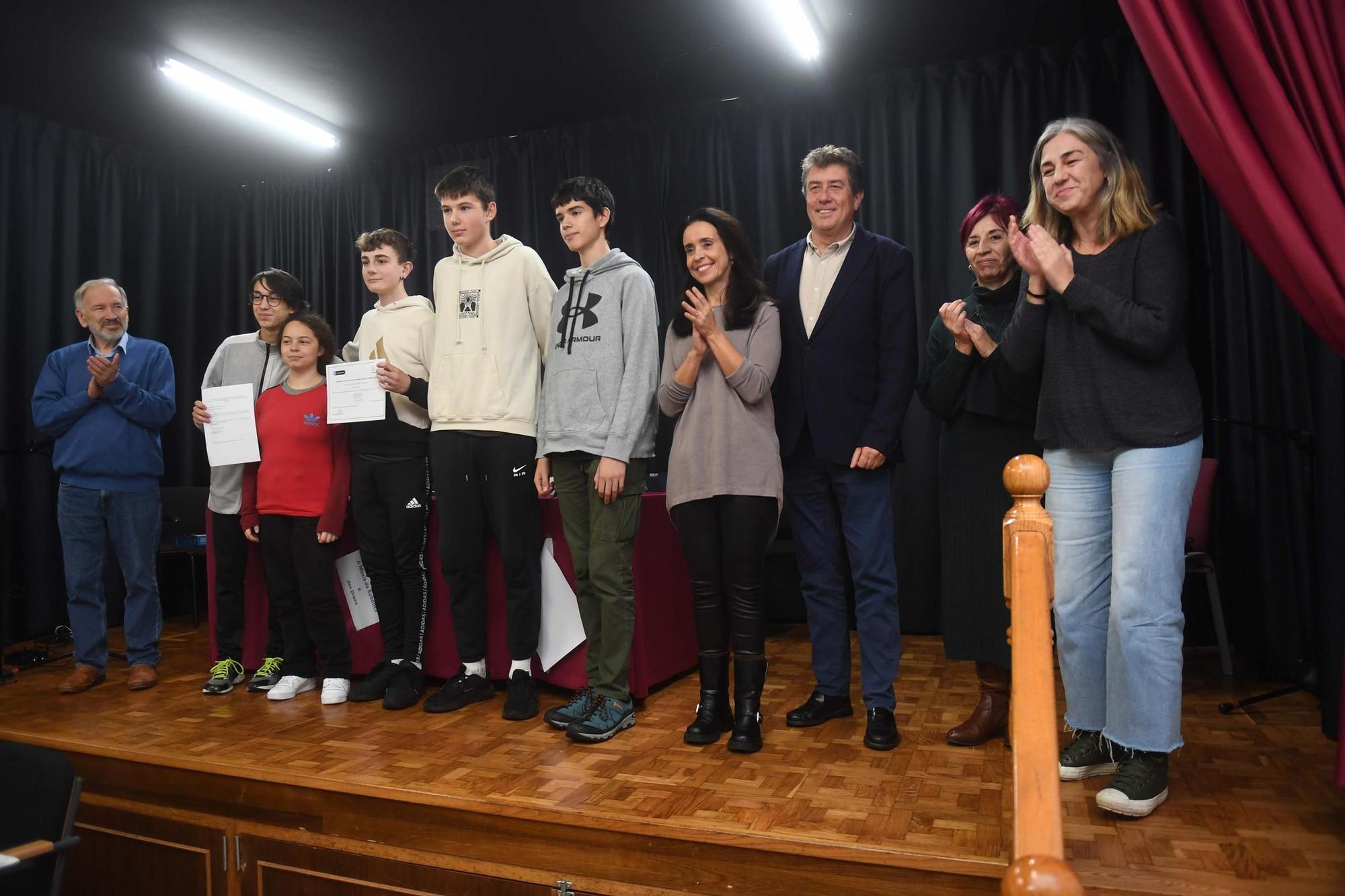 Entrega de premios en A Coruña de concursos escolares de robótica y drones