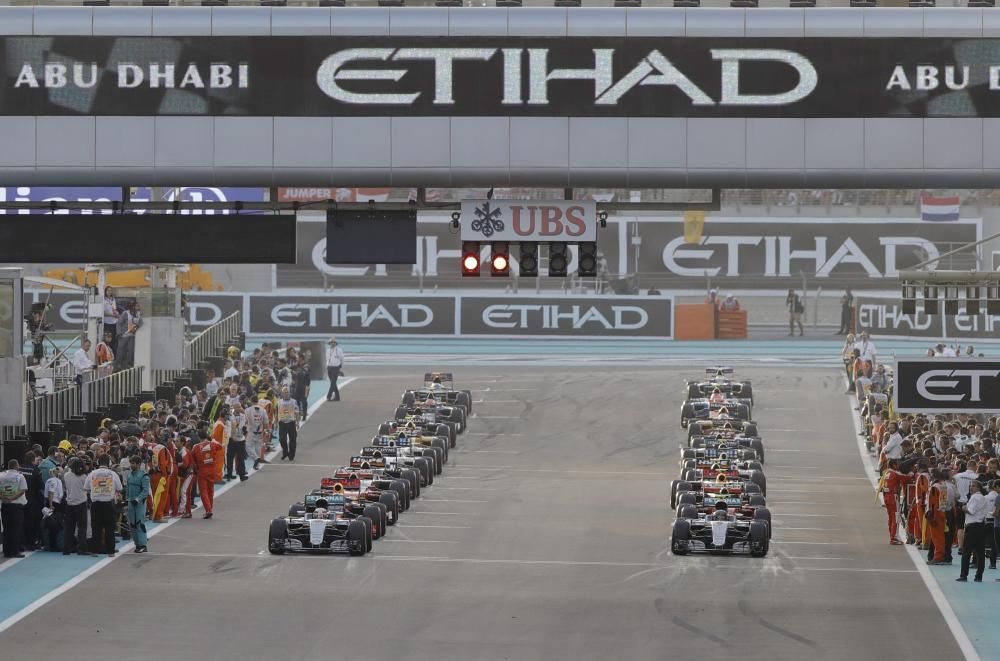 Imágenes del Gran Premio de Fórmula 1 de Abu Dhabi.