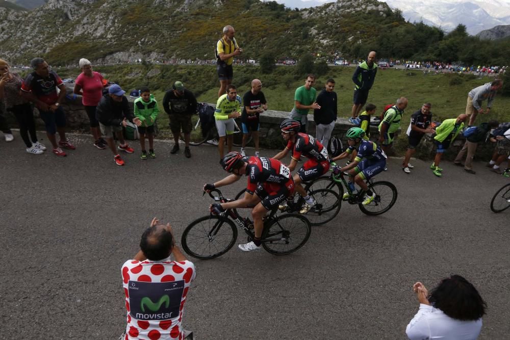 Vuelta ciclista a España. Lagos de Covadonga