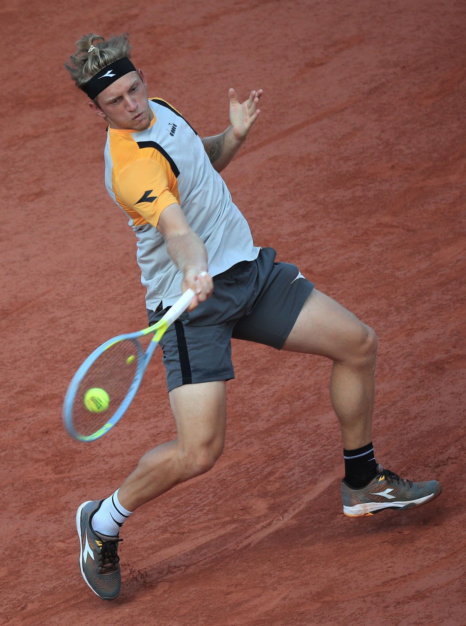 Las imágenes de los octavos de final de Roland Garros entre Alejandro Davidovich y Federico Delbonis