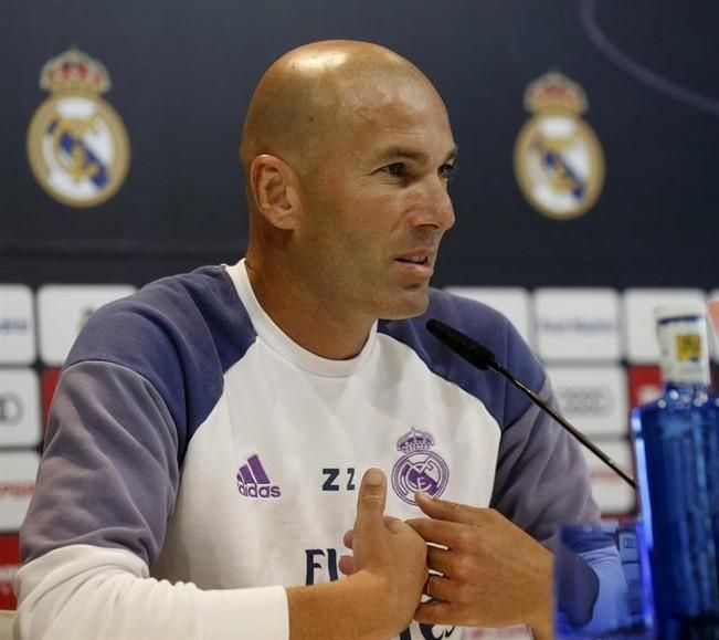 Entrenamiento del Real Madrid antes de su viaje a Gran Canaria