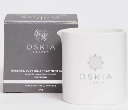 Vela de masaje suavizante para la piel Rose de Mai de OSKIA
