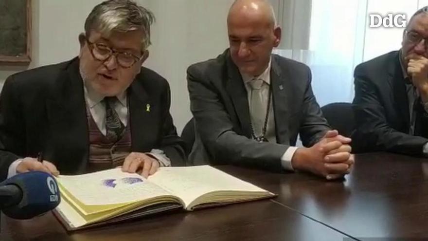 Narcís Comadira, investit honoris causa per la UdG