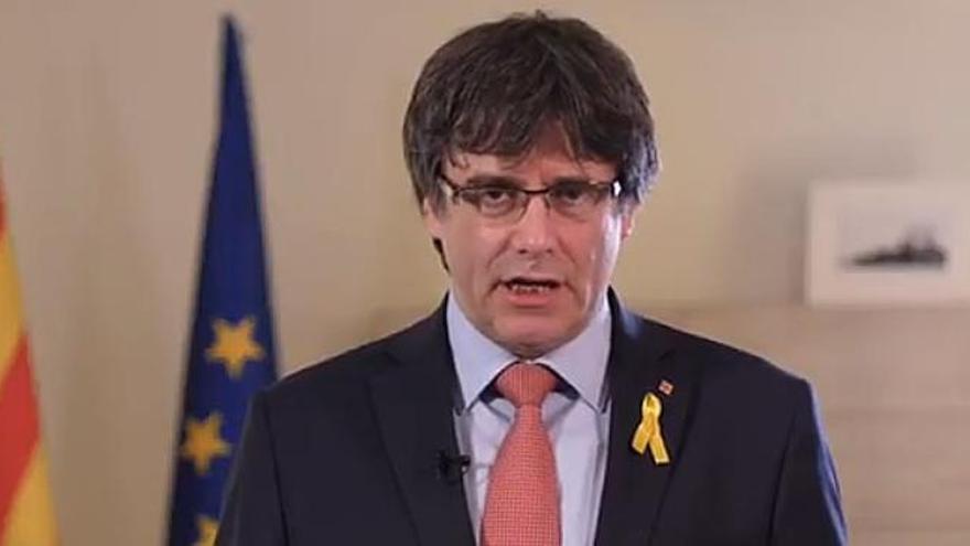 Puigdemont, tras ser arrestado: &quot;Ahora no tiene que haber violencia&quot;