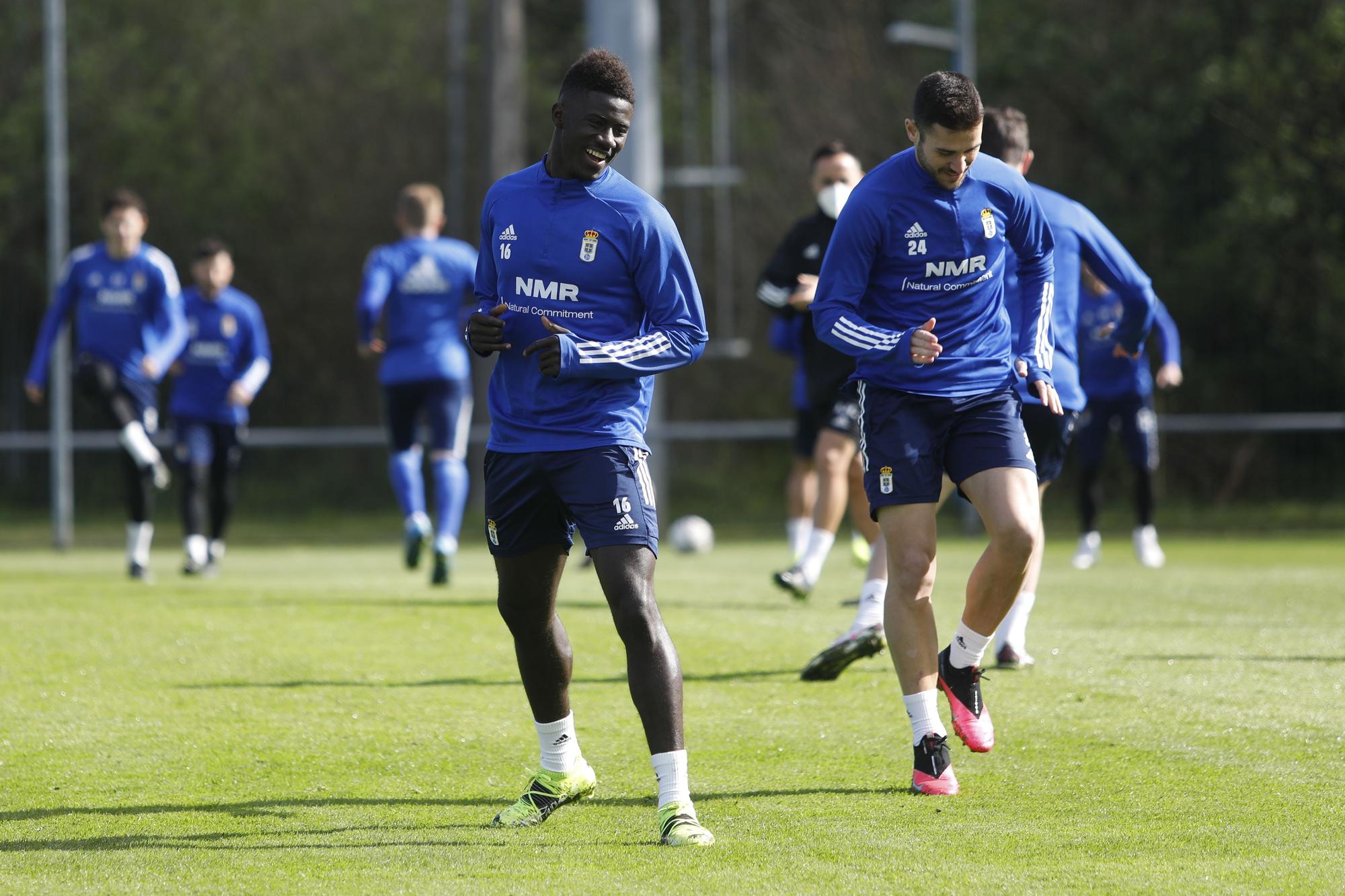 El entrenamiento del Oviedo