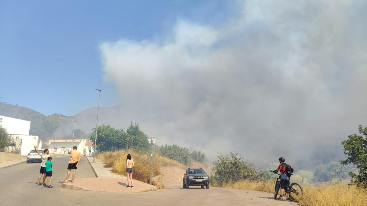 Vídeo. incendio forestal en la Vall d'Uixó