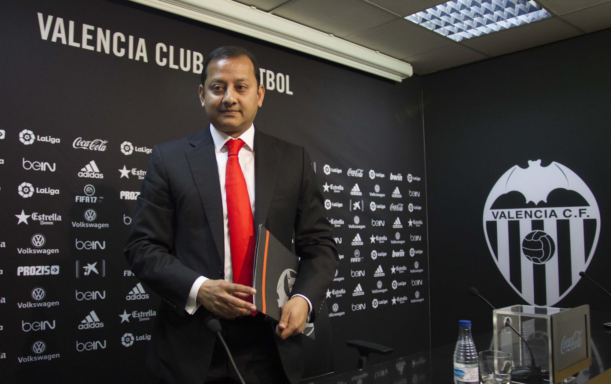 Album de fotos de Anil Murthy en la presidencia del Valencia CF