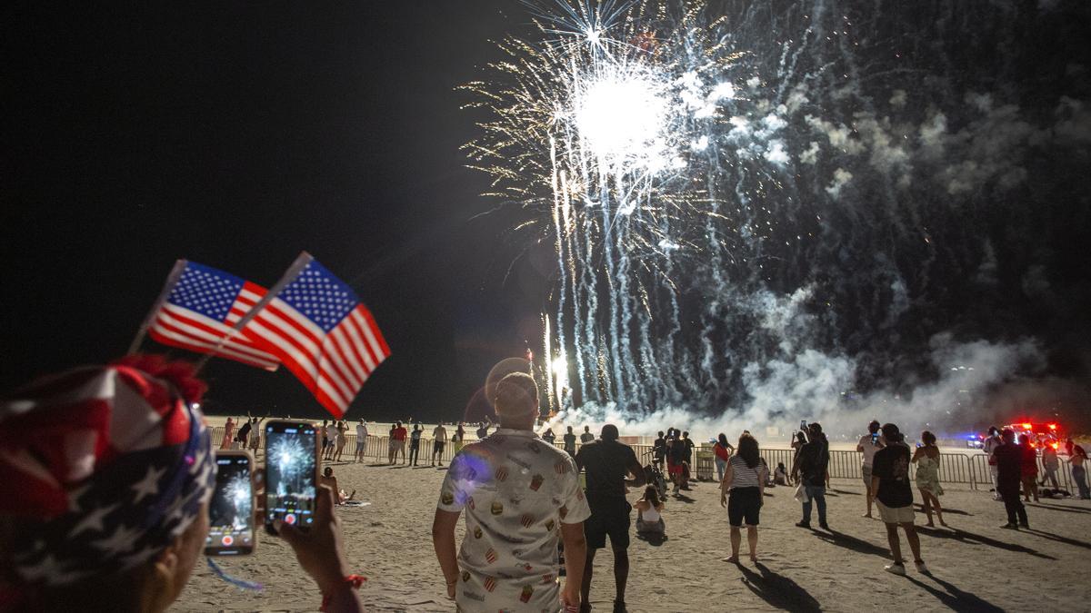 USA Independence Day celebrations in Miami Beach