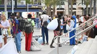 Simulacro contra la venta ambulante en Alicante