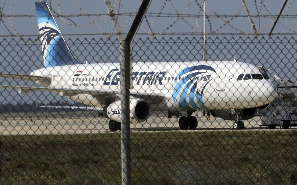 Secuestro de un avión de Egypt Air