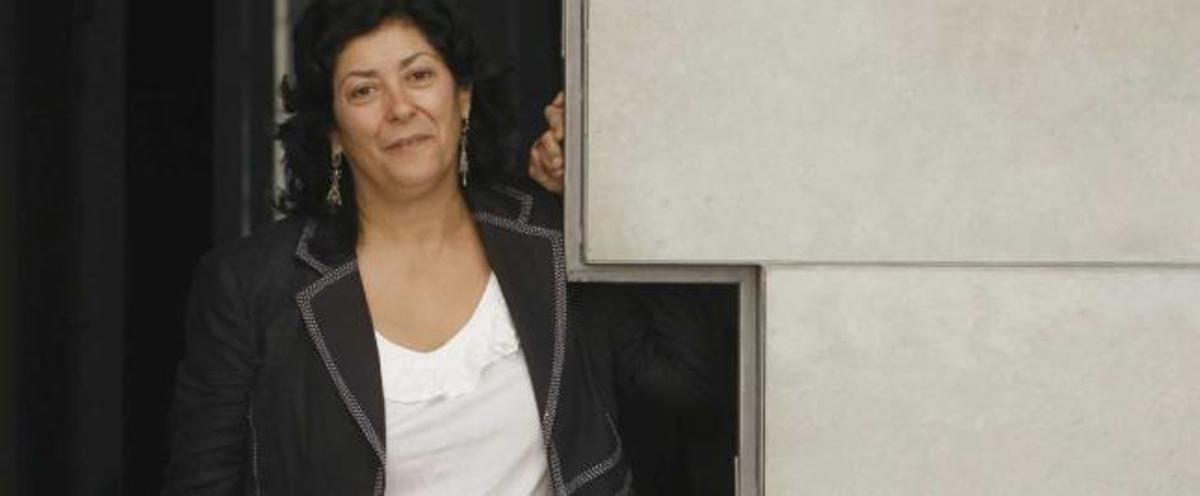 La escritora madrileña Almudena Grandes, ayer en Málaga.