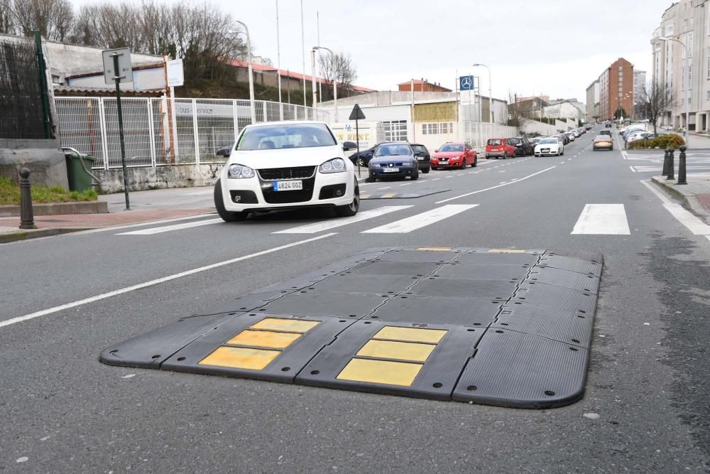 Los riesgos de ser motorista en A Coruña