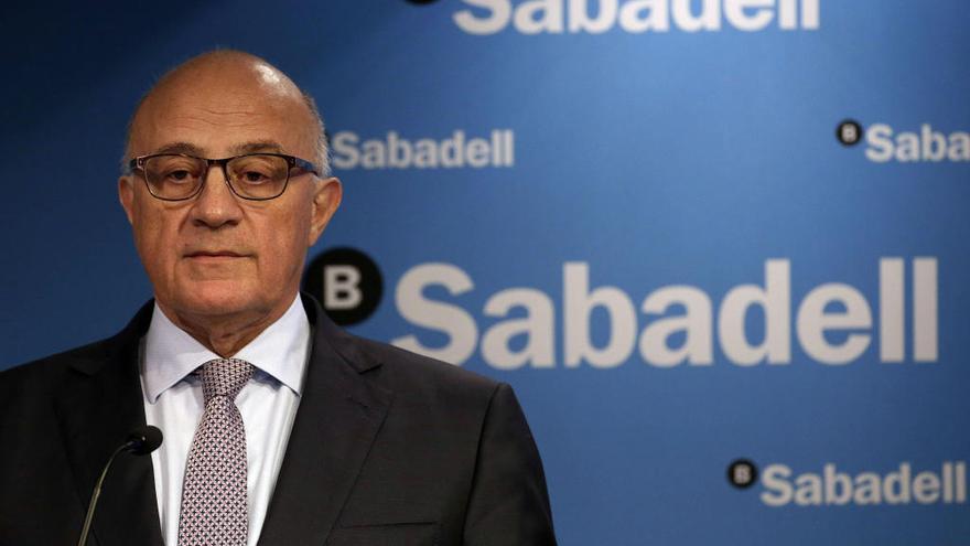 El presidente de Banco Sabadell, Josep Oliu.