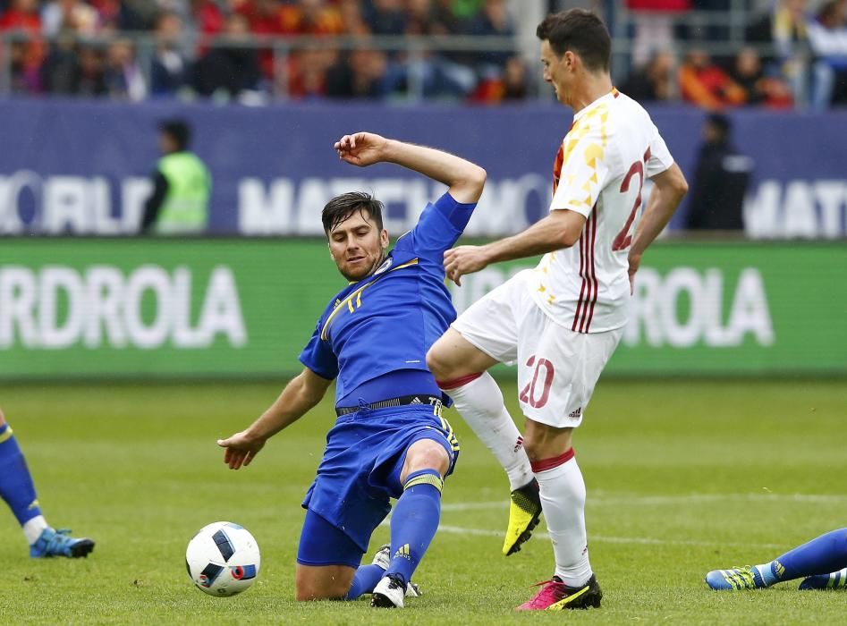 La mejores imágenes del partido entre España y Bosnia