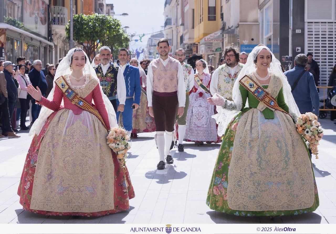 Las mejores fotos de la Ofrena a la Mare de Déu en Gandia