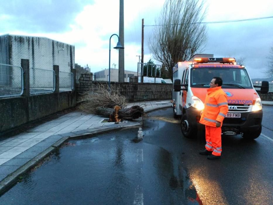 El trabajo de los servicios de emergencia