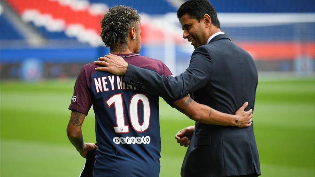 El presidente del PSG, eufórico, ha asegurado que ni Neymar y Mbappé se moverán del equipo parisino