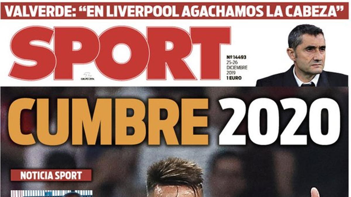 Esta es la portada de hoy