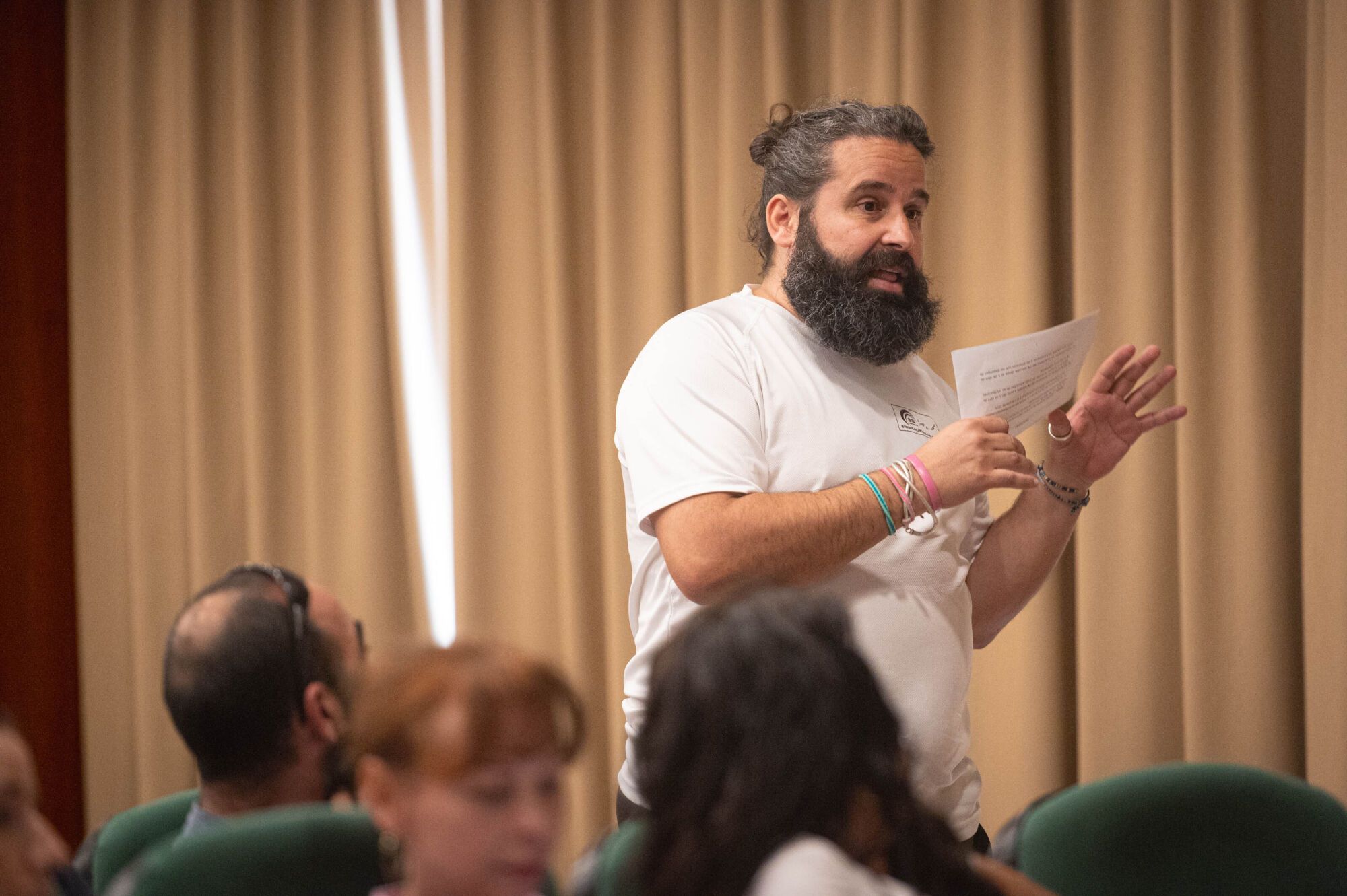 Asamblea de trabajadores del sector turístico en Tenerife