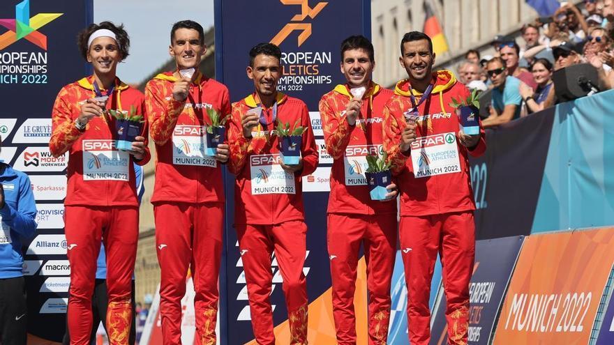 Merzougui consigue el bronce con España en el Europeo de maratón