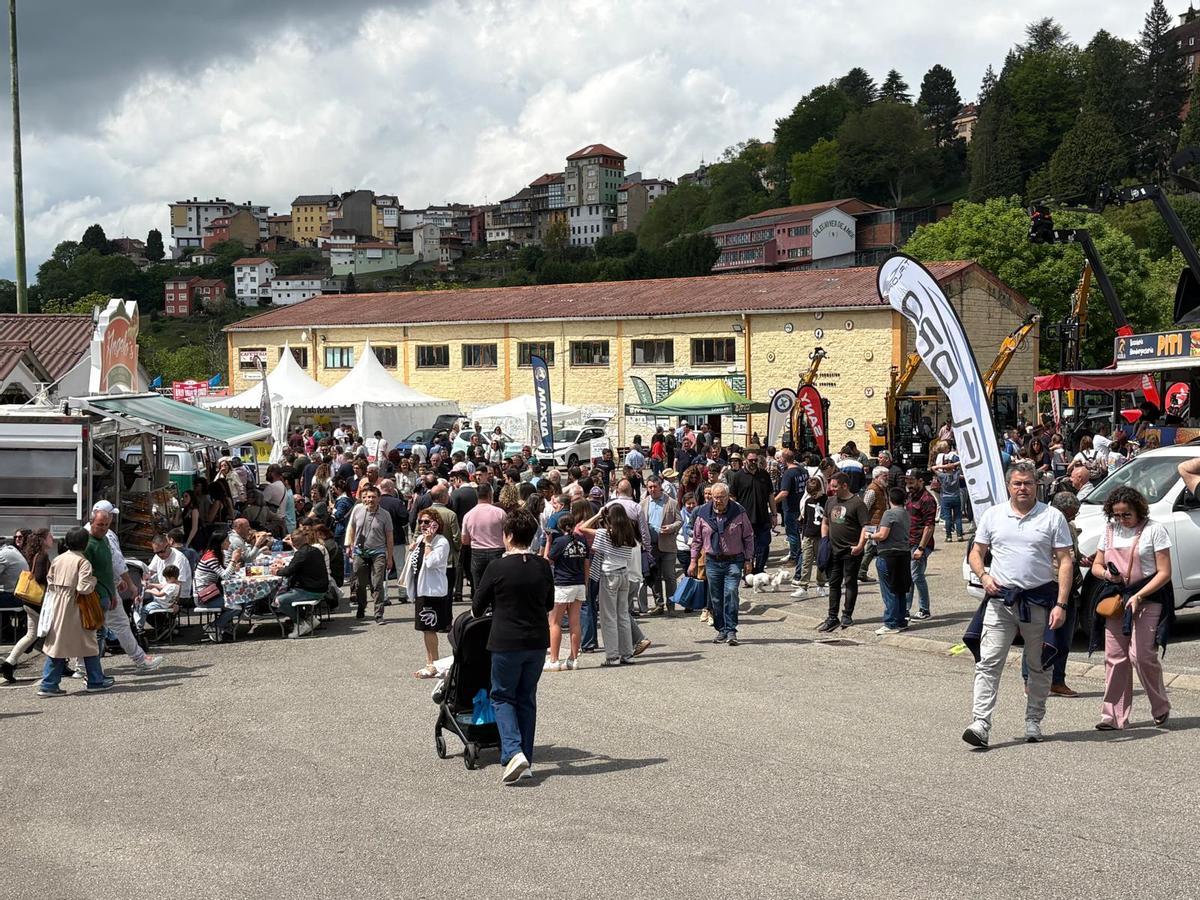 Lleno en el primer día de la Feria de Muestras de Tineo Lleno en el primer día de la Feria de Muestras de Tineo