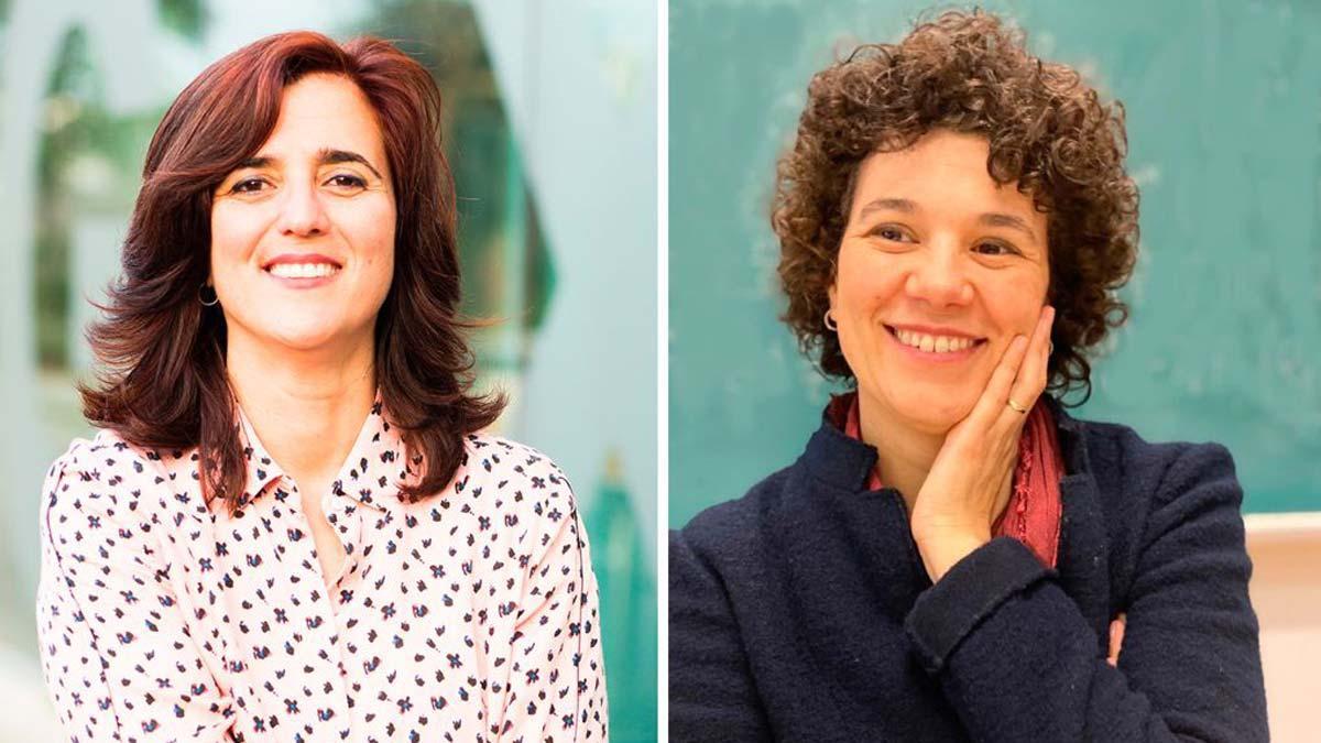 Las investigadoras Ana Caño y Marta Ibañes.