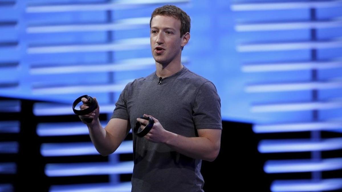 Zuckerberg, durante su conferencia en San Francisco (California), este martes.