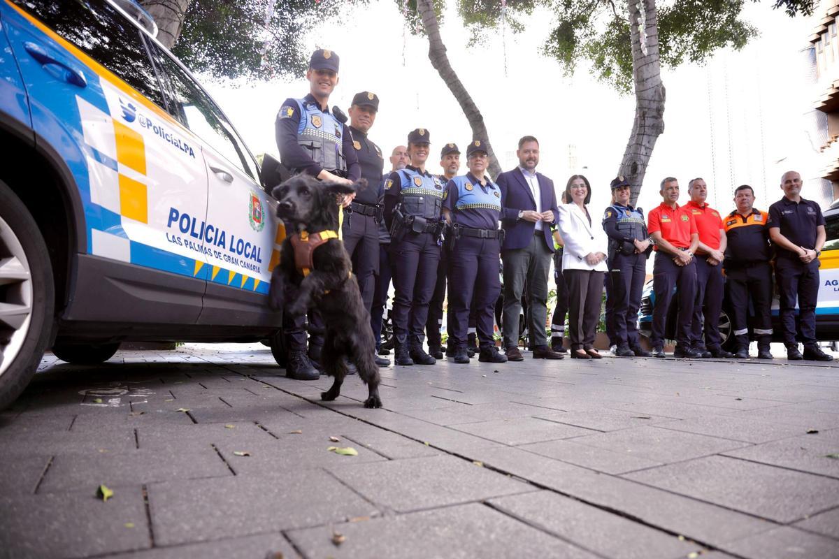 Las Palmas de Gran Canaria presenta el dispositivo de seguridad y tráfico de la Navidad,