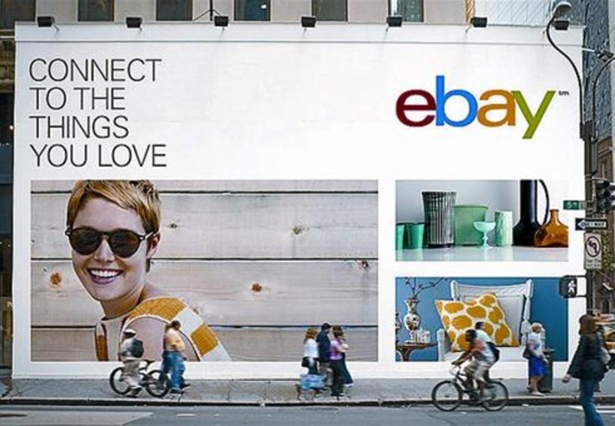 Anuncio de Ebay en las calles de Nueva York.