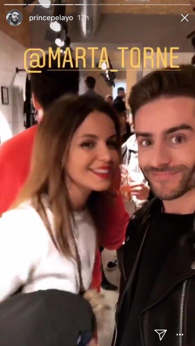 Stories de Pelayo Díaz con Marta Torné