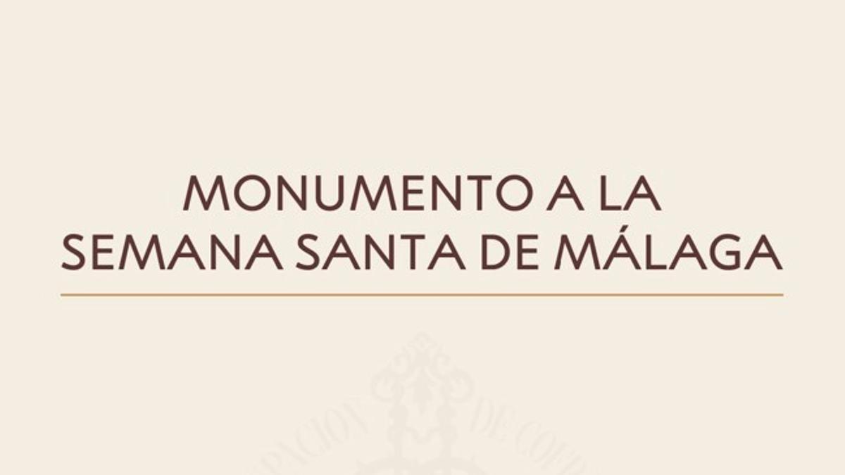 Abierto el plazo del Certamen Nacional de Escultura para el monumento de la Semana Santa de Málaga