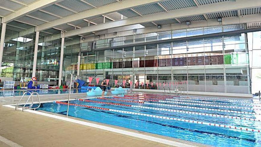 Piscina del Centro Deportivo Forus La Flota en el que se produjo el incidente con la menor.