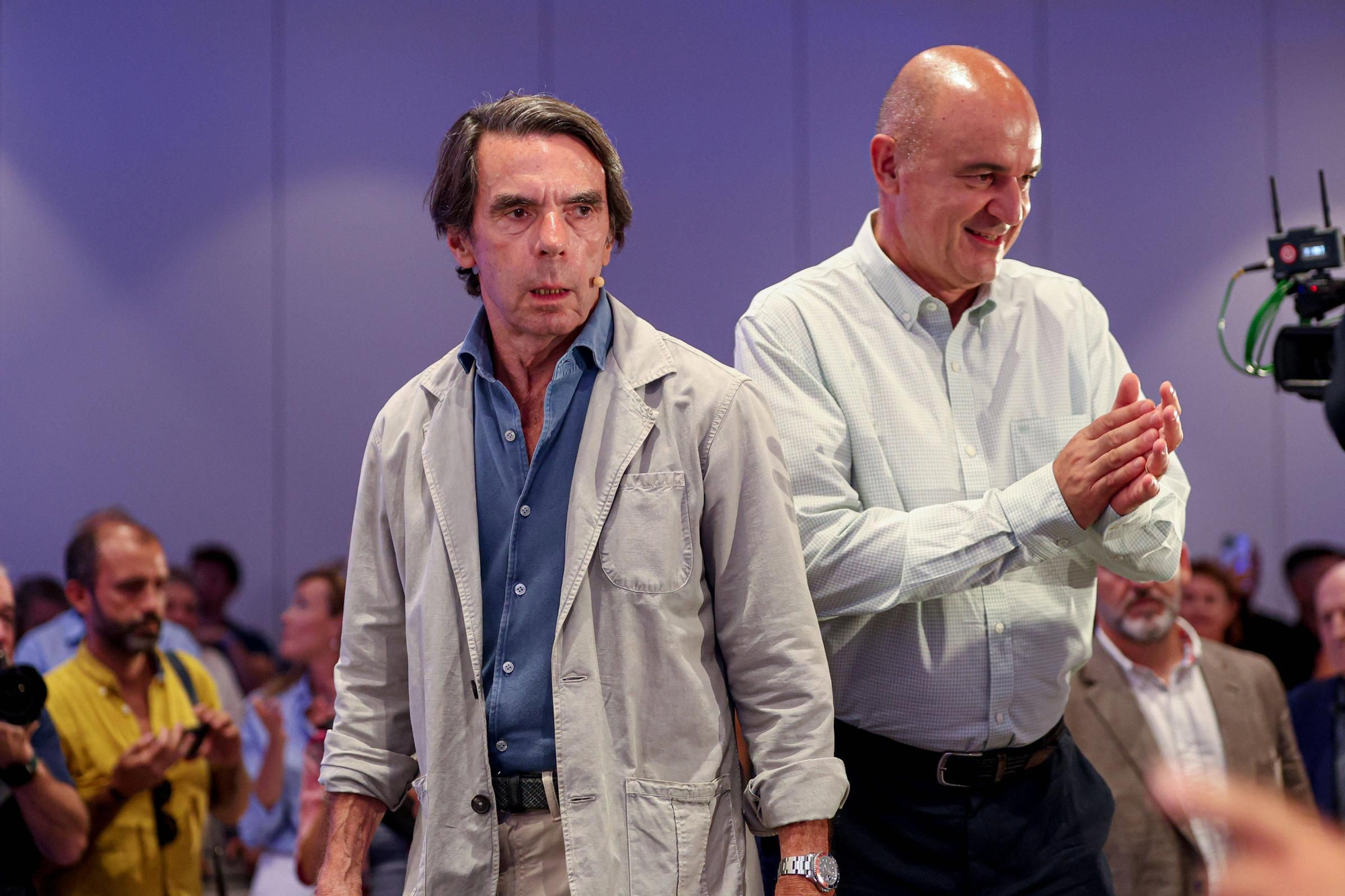 Aquí están las imágenes de José María Aznar en la Conferencia Política del PP de Ibiza