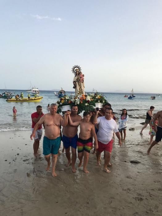 Procesión de la Virgen del Carmen en Lanzarote