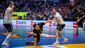 Álex Dujshebaev fue de los mejores contra Noruega
