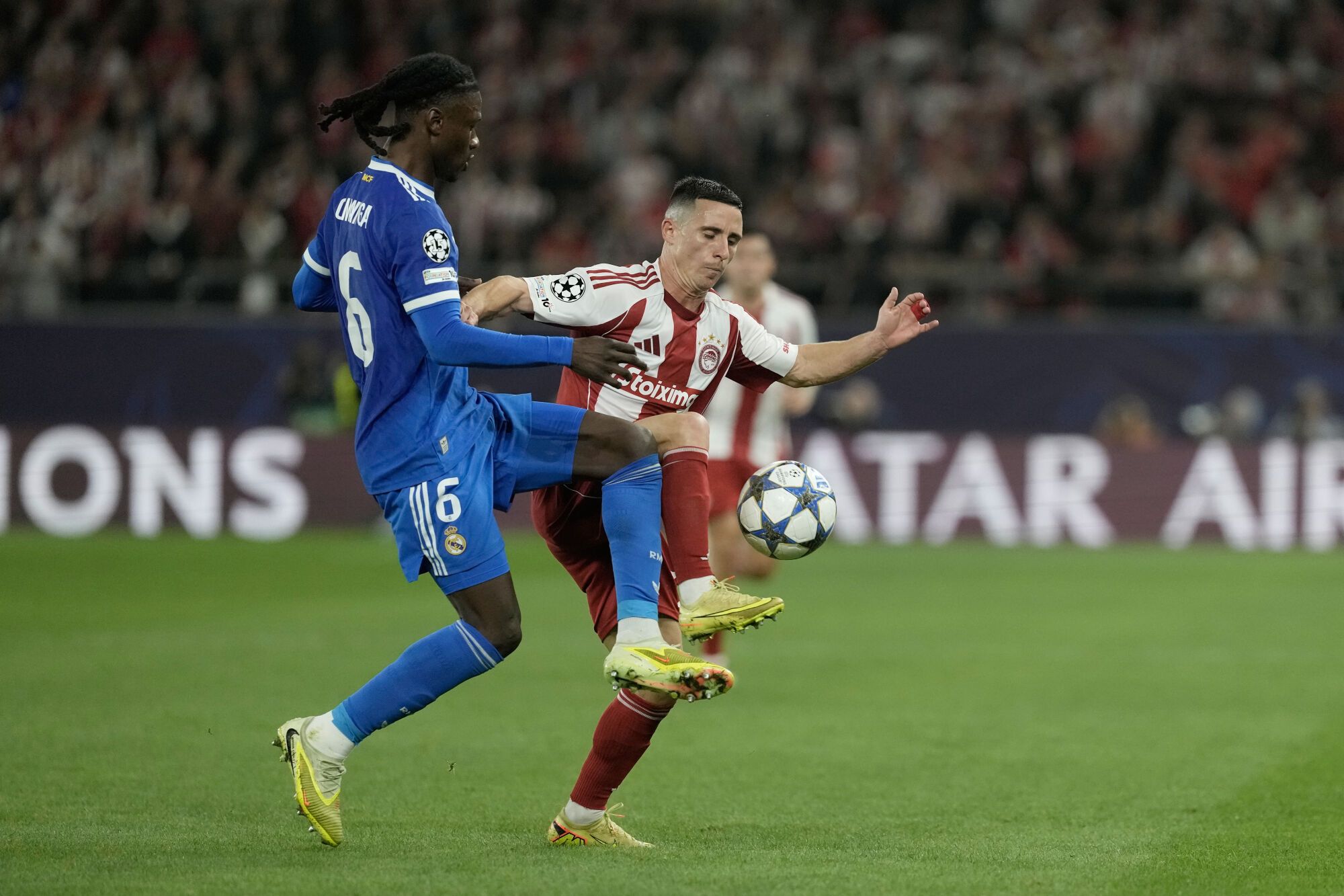 Champions League: Olympiacos - Real Madrid, en imágenes.