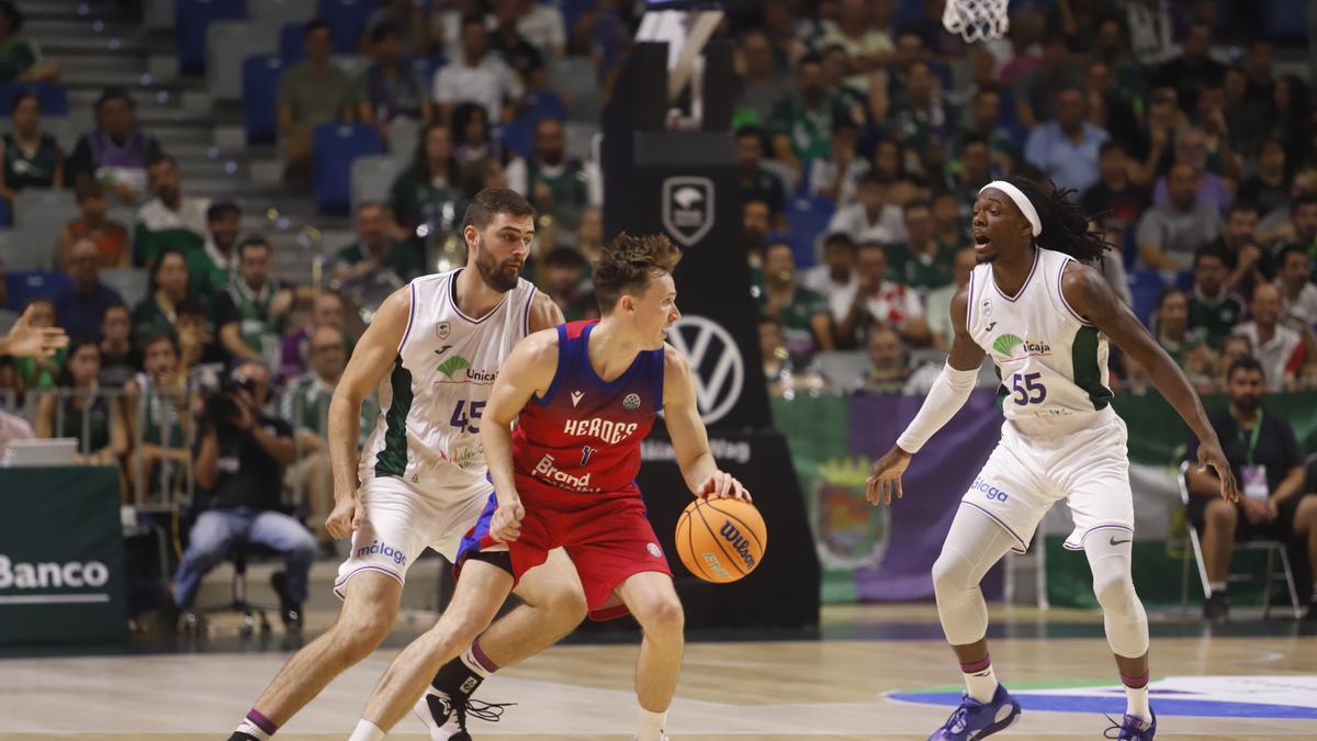 Unicaja - Den Bosch, semifinal de la fase previa de la BCL, en imágenes